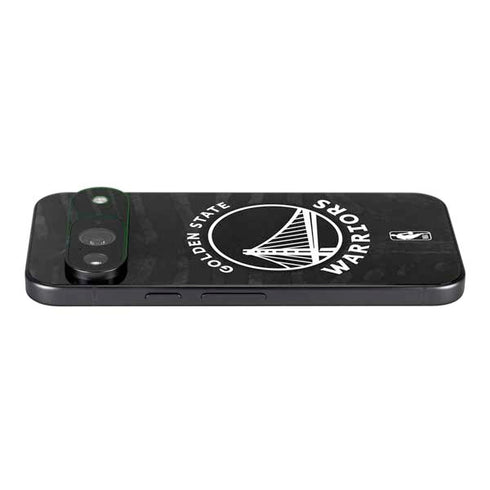 NBA Golden State Warriors Black Animal Print Google Pixel 9 Skin